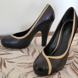 Bottega Veneta two tone platform shoes